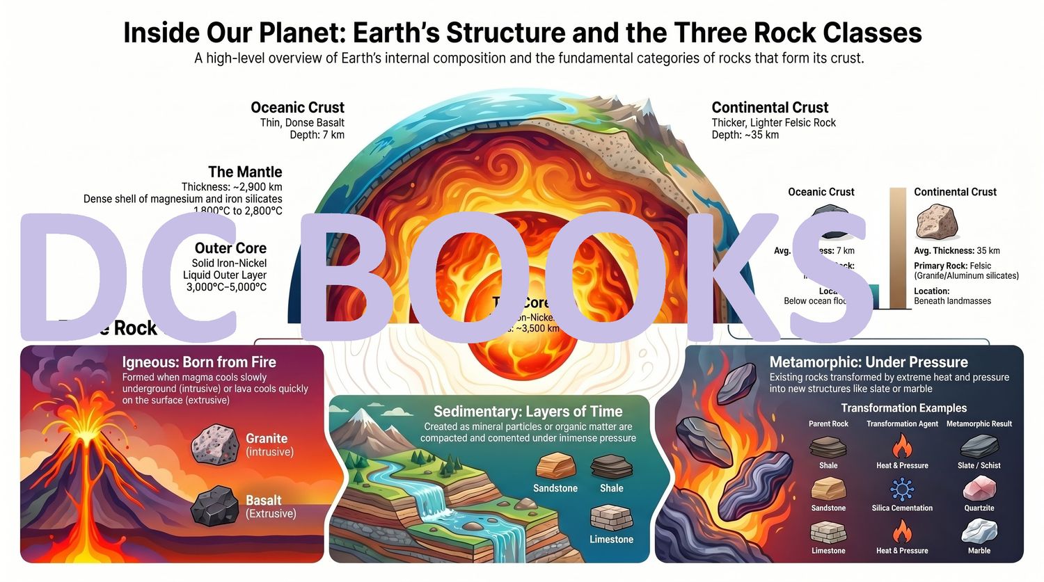 Inside Our Planet - Earths Structure and the Three Rock Classes