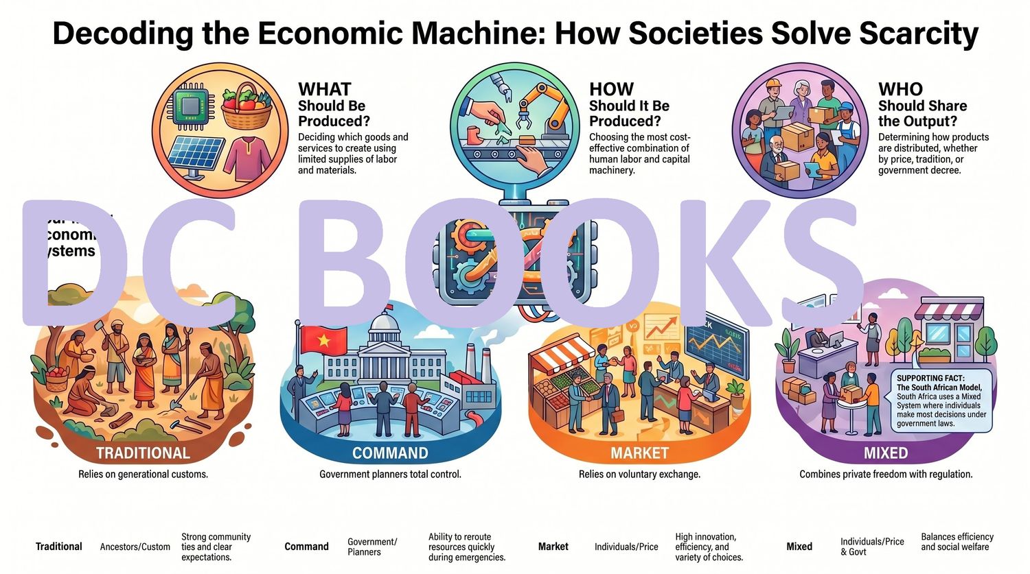 Decoding the Economic Machine - How Societies Solve Scarcity