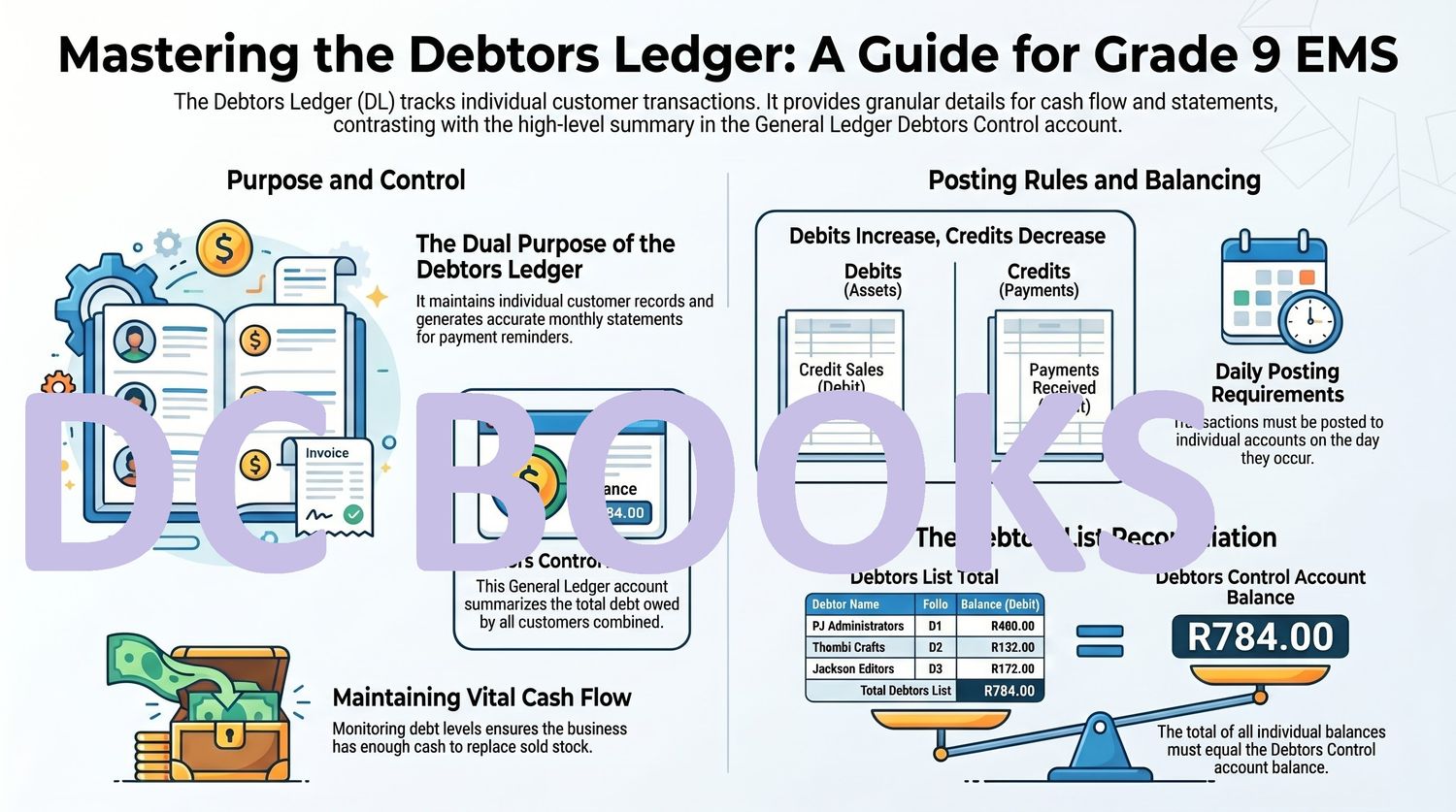 Mastering the Debtors Ledger - A Guide for Grade 9 EMS