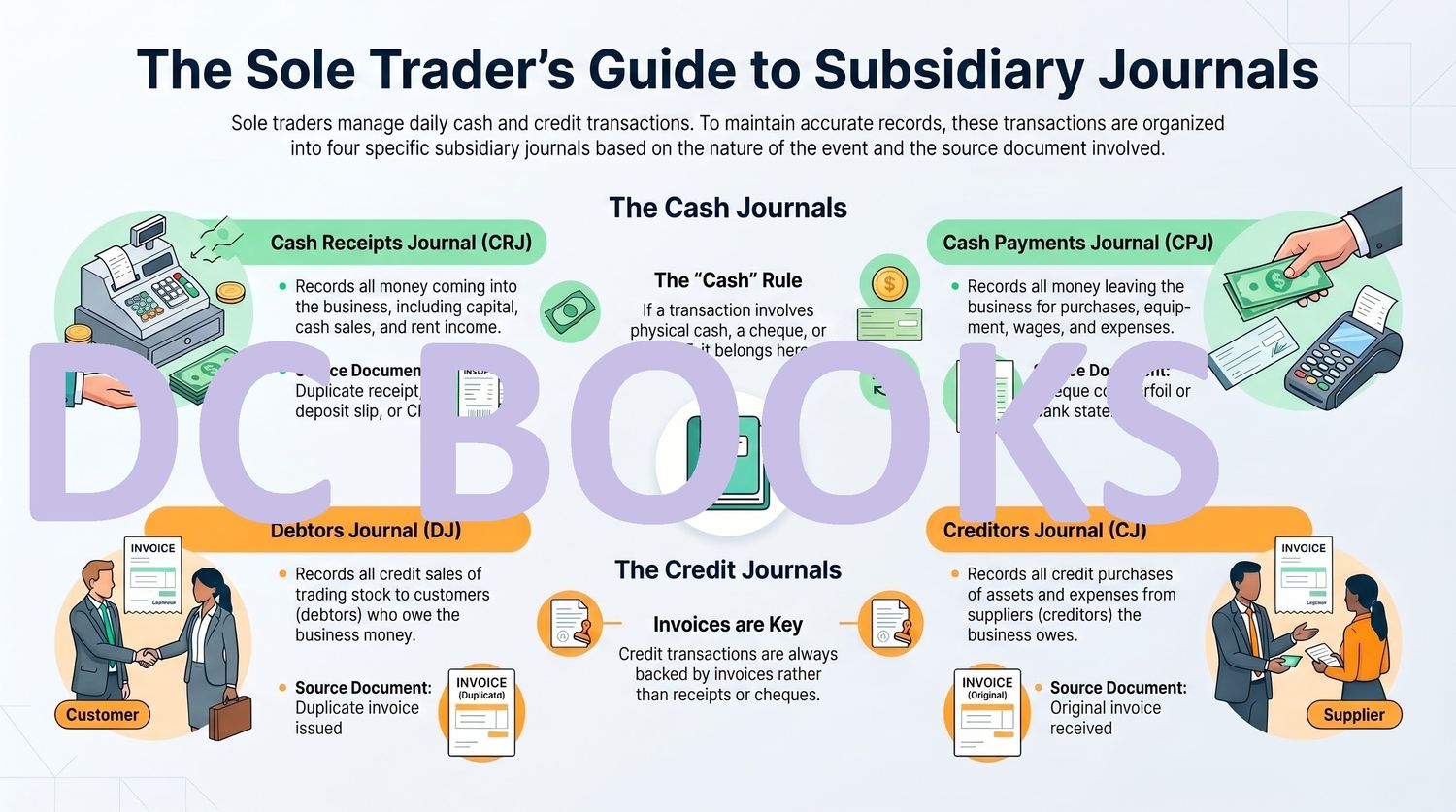 The Sole Traders Guide to Subsidiary Journals