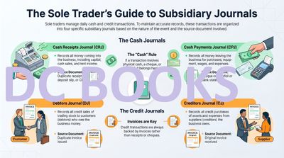 The Sole Traders Guide to Subsidiary Journals