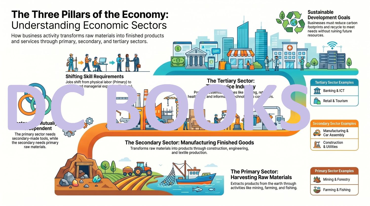 The Three Pillars of the Economy - Undestanding the Economic Sectors