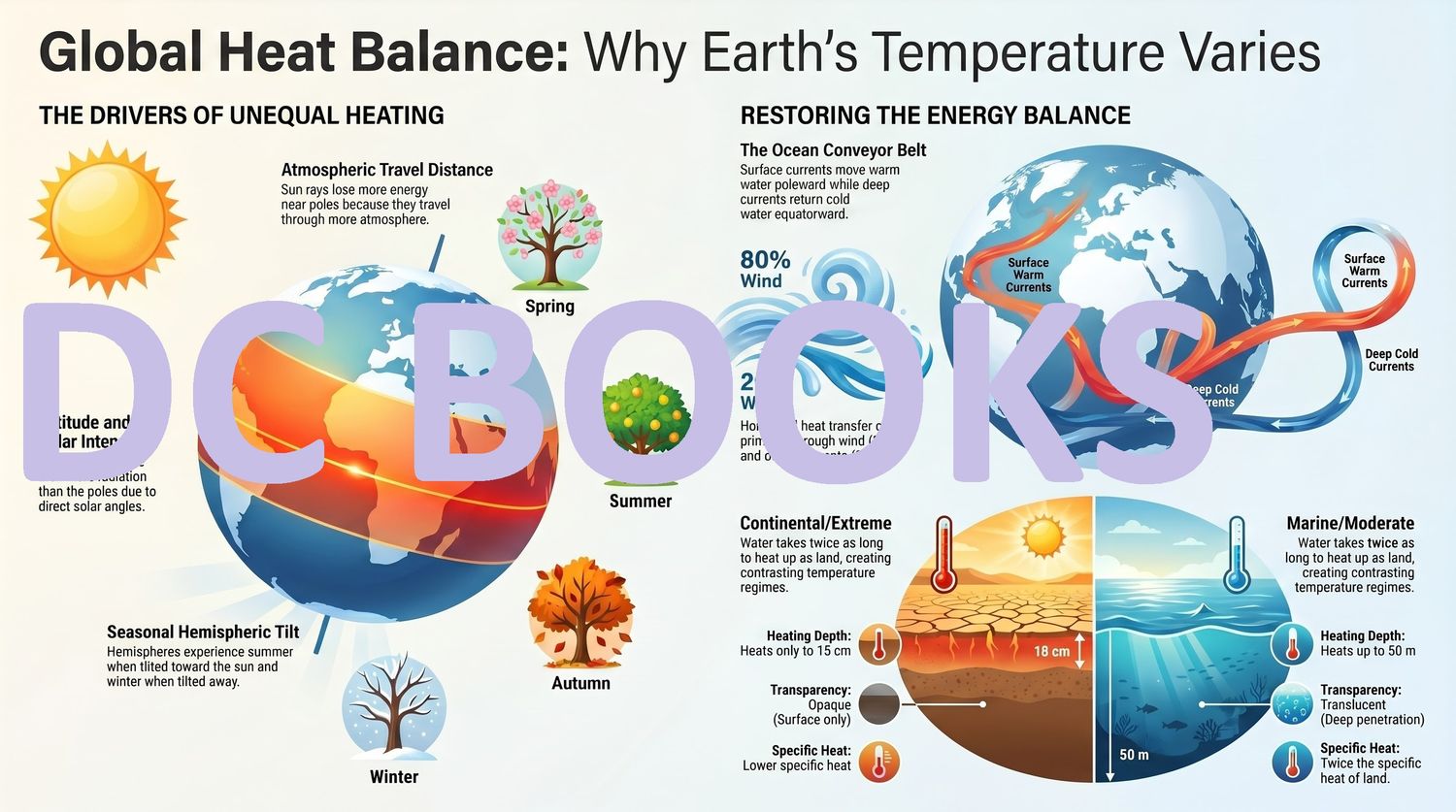 Gllobal Heat Balance - Why Earths Temperature Varies