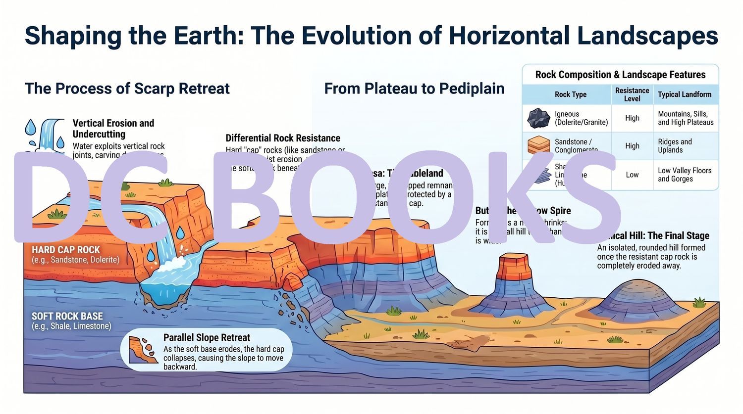 Shaping the Earth - The Evolution of Horizontal Landscape