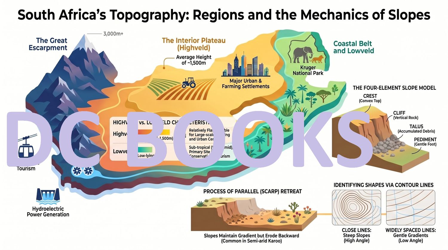 South African Topography and Slopes