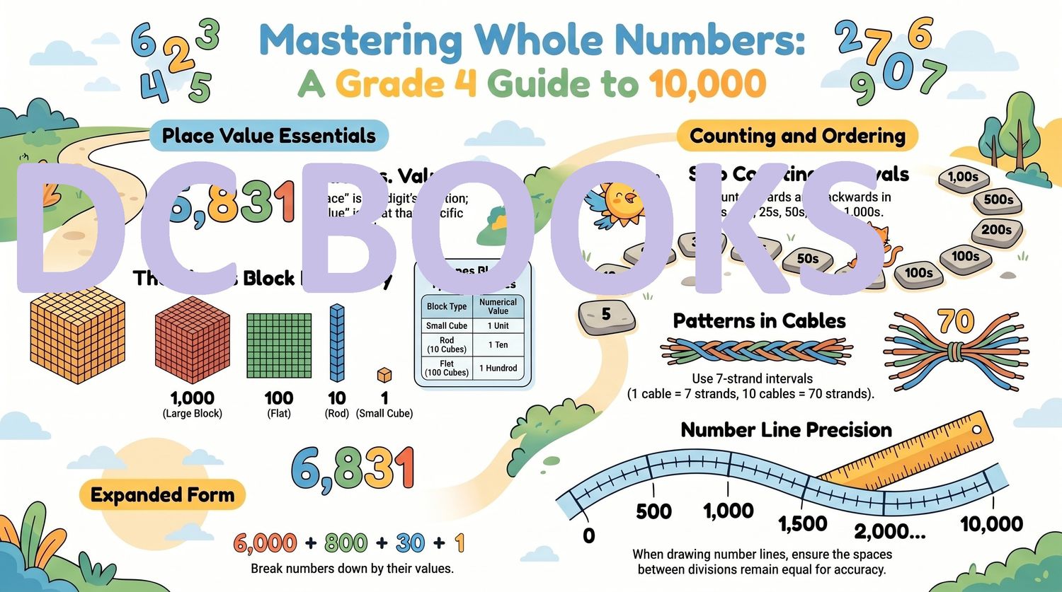 Grade 4 Whole Numbers Guide - To 10000