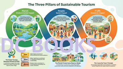Sustainable Tourism Three Pillars Infographic