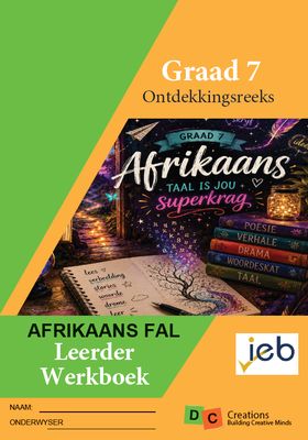 Grade 7 DC Exploration Series Afrrikaans Werkboek
