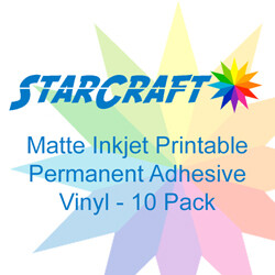 STARCRAFT PRINTABLE WHITE VINYL (10PK)