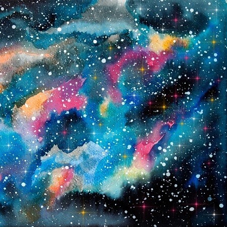 Watercolor Galaxy