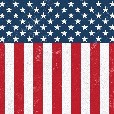 American Flag Topper