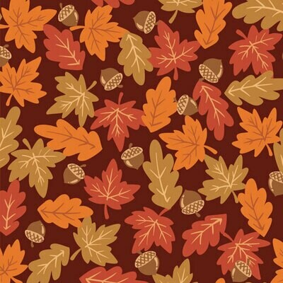 CLEARANCE 12" Autumn Leaves Easy Pattern