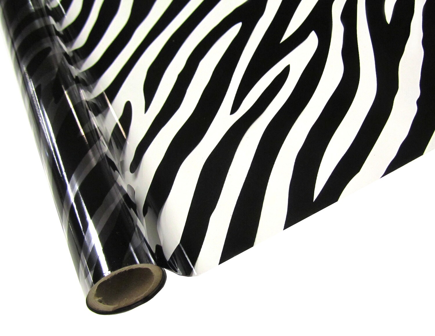 CLEARANCE Clear Zebra Flashy Foil