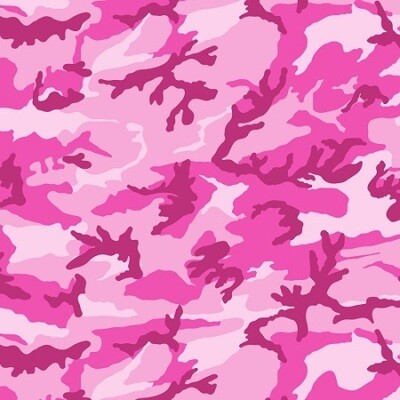 CLEARANCE 18" Camouflage Pink Easy Pattern