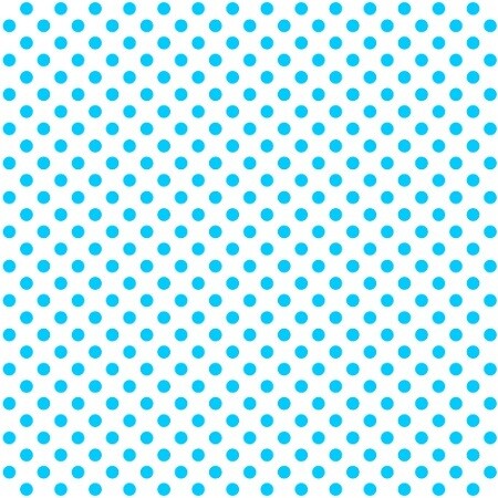 CLEARANCE 18&quot; Polka Dot Blue &amp; White Easy Pattern, PRODUCT SIZE: 18&quot; X 1 YD ROLL
