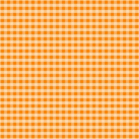Fall Orange Gingham