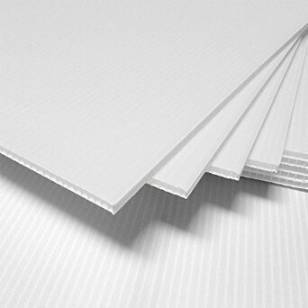 CORRUGATED PLASTIC WHITE 24X18