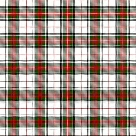 Holiday Plaid White