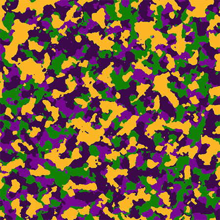 Mardi Gras Camo