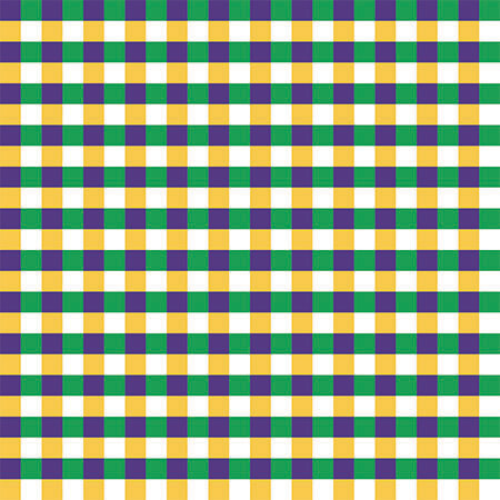 Mardi Gras Buffalo Plaid