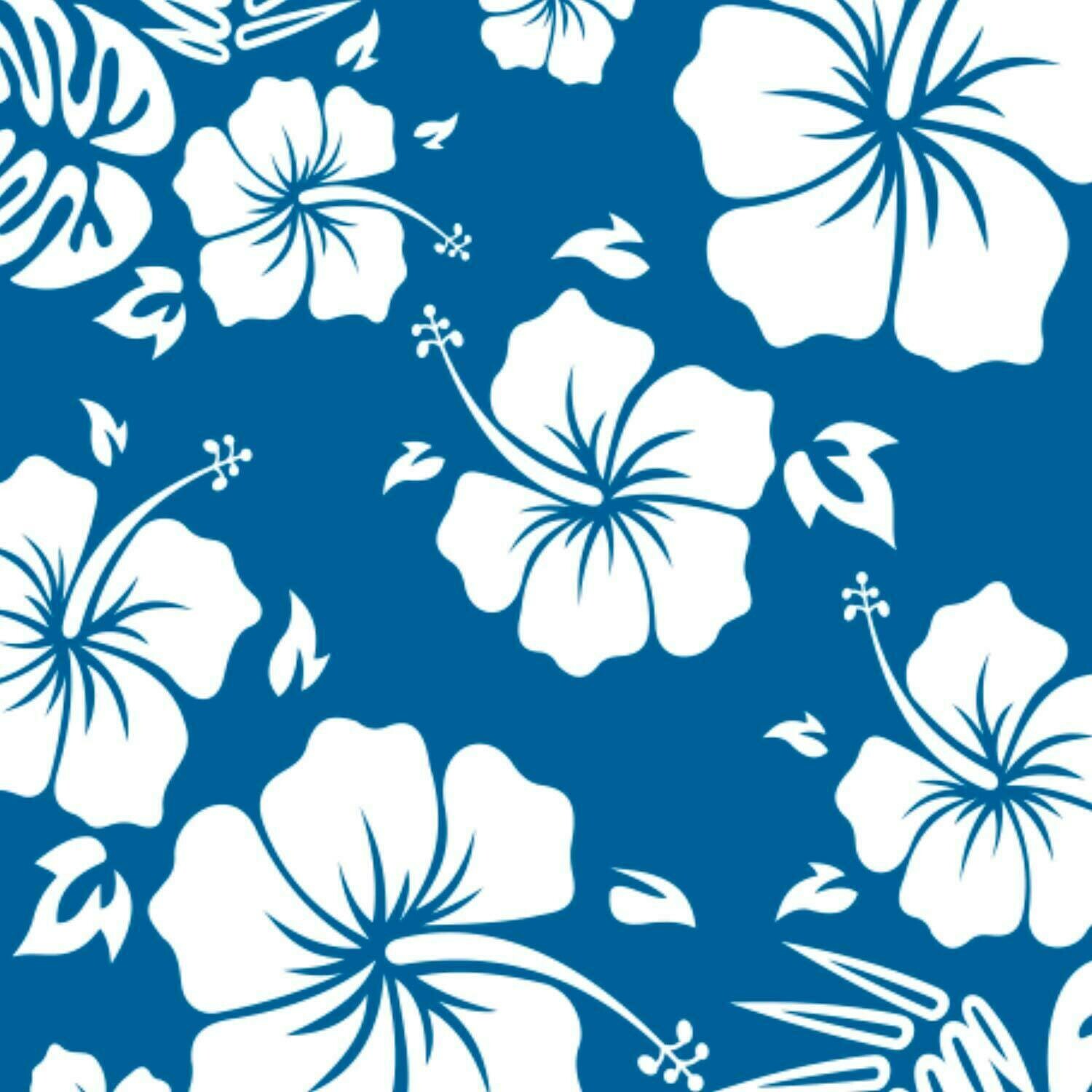 CLEARANCE 12&quot; Tropical Blue Easy Pattern, PRODUCT SIZE: 12&quot; X 1 YD ROLL
