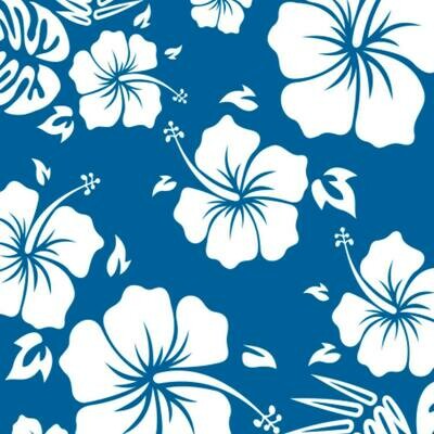 CLEARANCE 12" Tropical Blue Easy Pattern