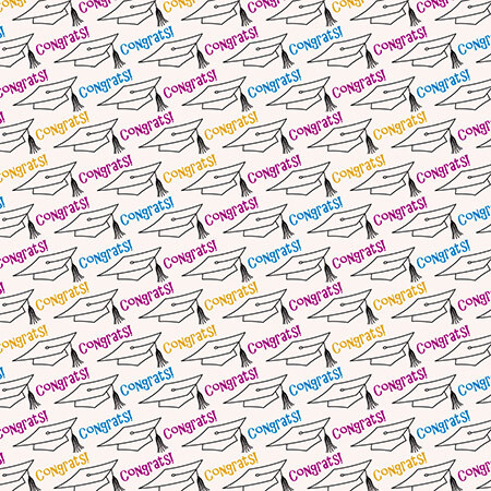 Grad Cap Multi Color