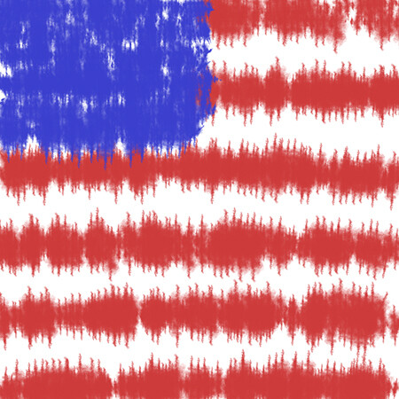 Patriotic Flag Tie Dye