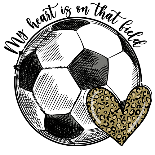 Clip Art Soccer My Heart