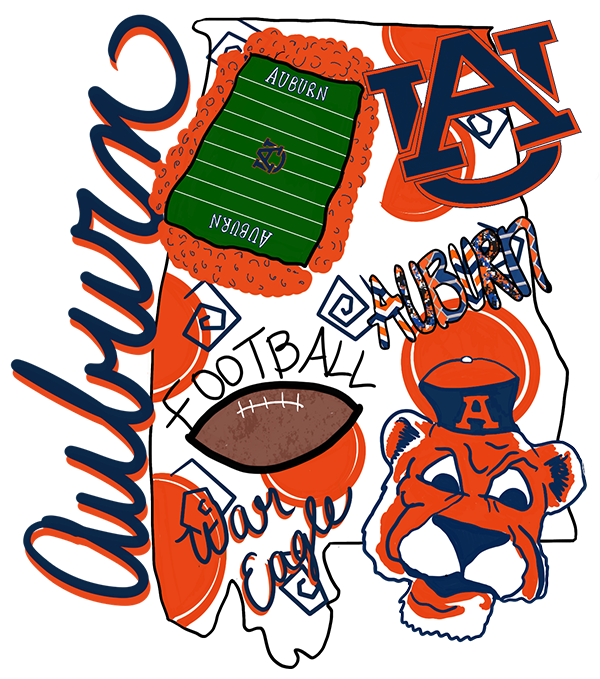 Clip Art Auburn State
