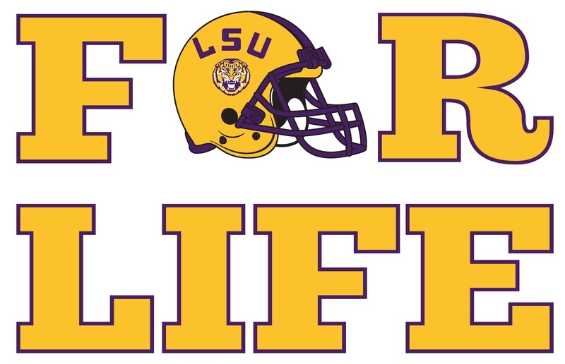 Clip Art LSU For Life