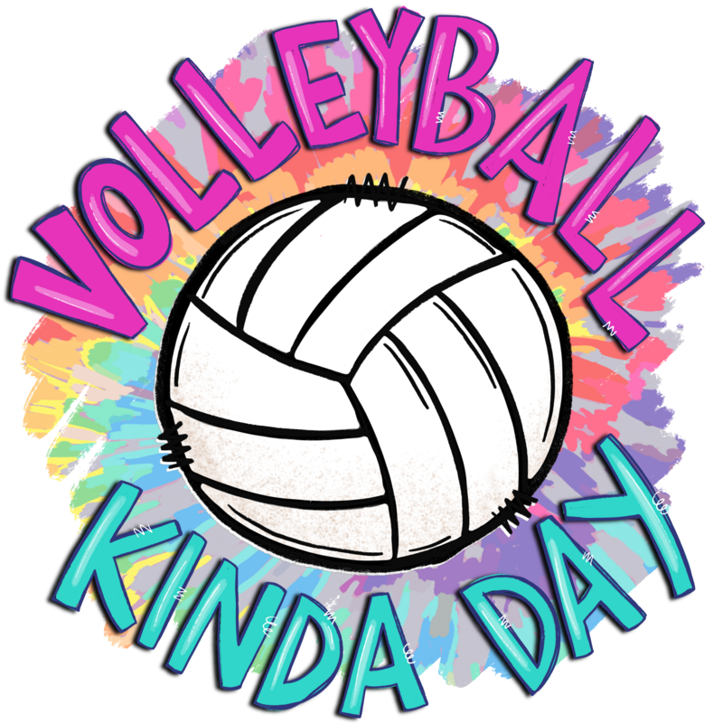 Clip Art Vball Kinda Day