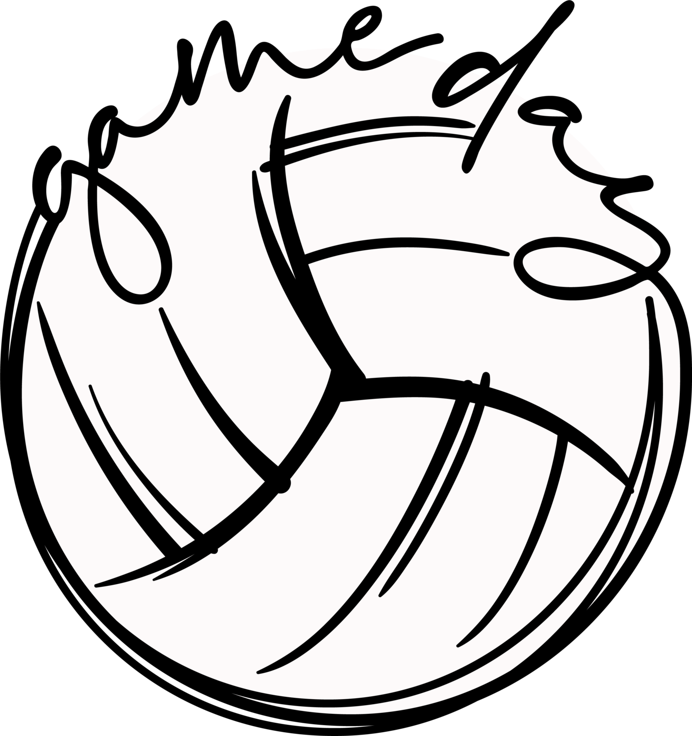 Clip Art Vball Gameday