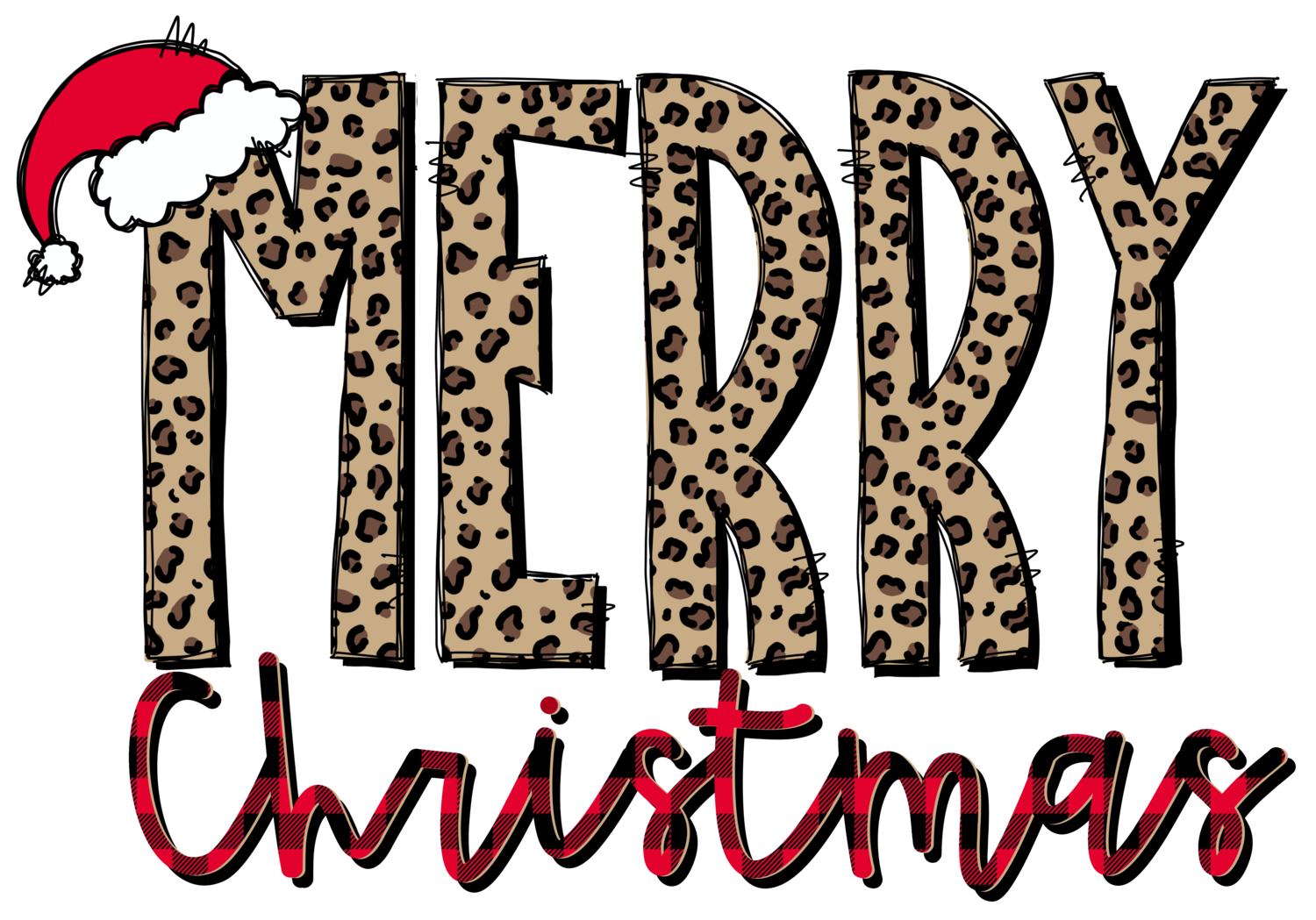 Clip Art MC 21 Merry Christmas