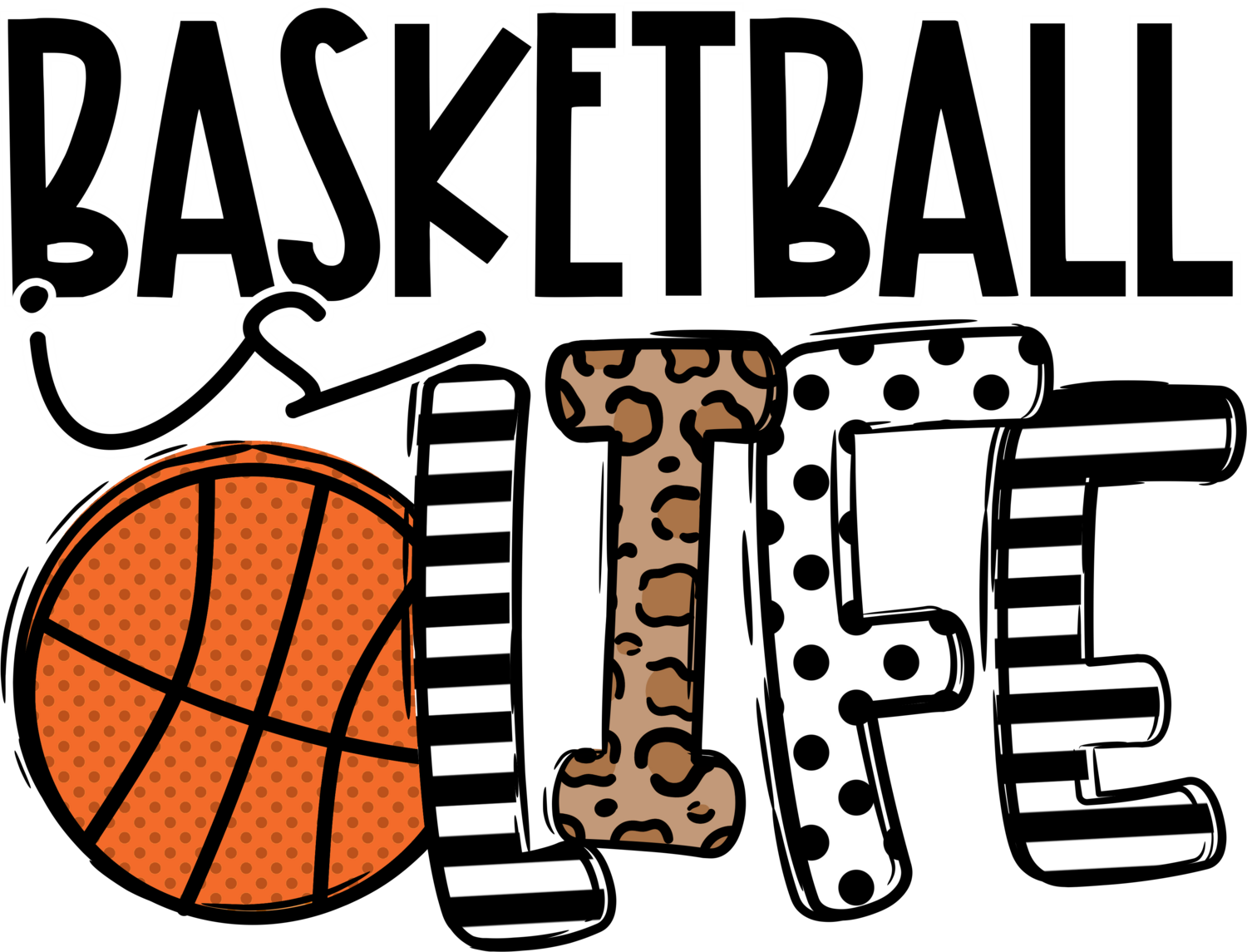 Clip Art Basketball Life