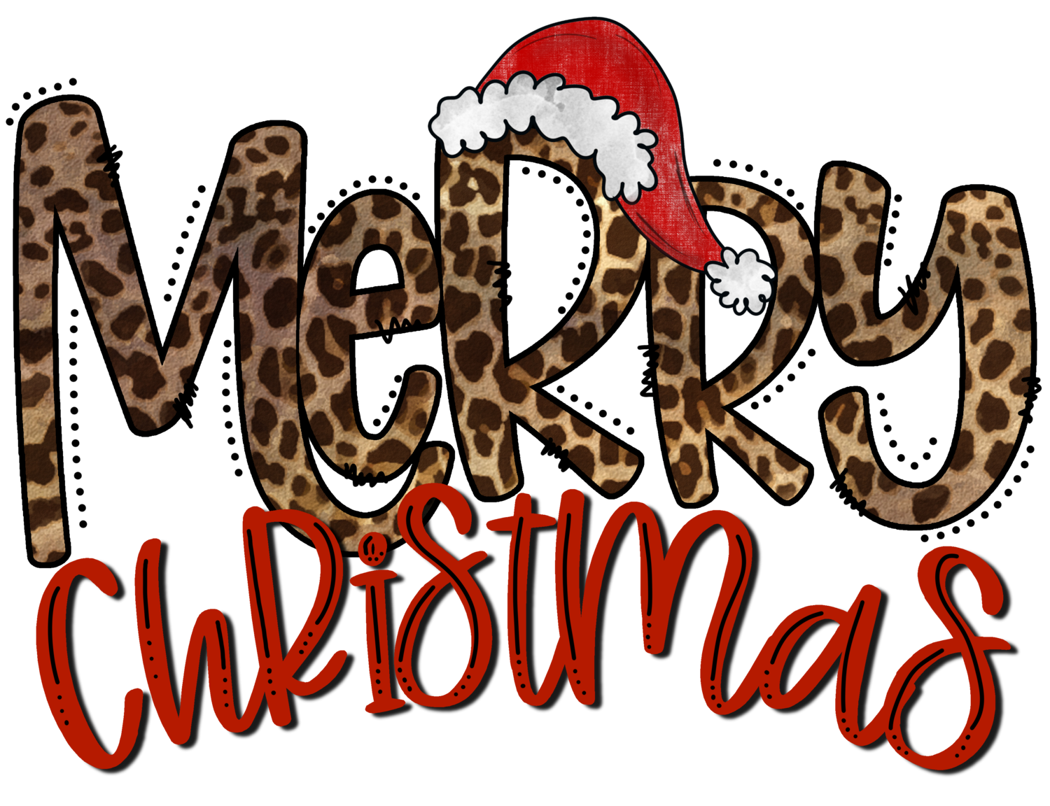 Clip Art MC 22 Merry Cmas Hat