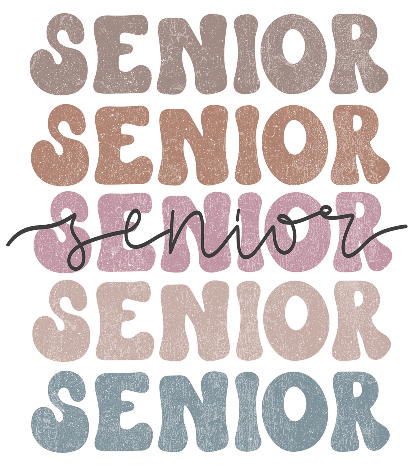 Clip Art Senior 23 Stacked
