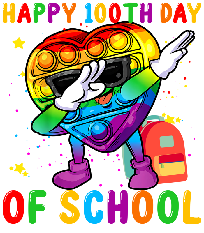 Clip Art 100th Day of School 23 Pop It