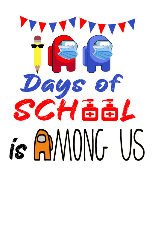 Clip Art 100th Day of School 23 Among Us