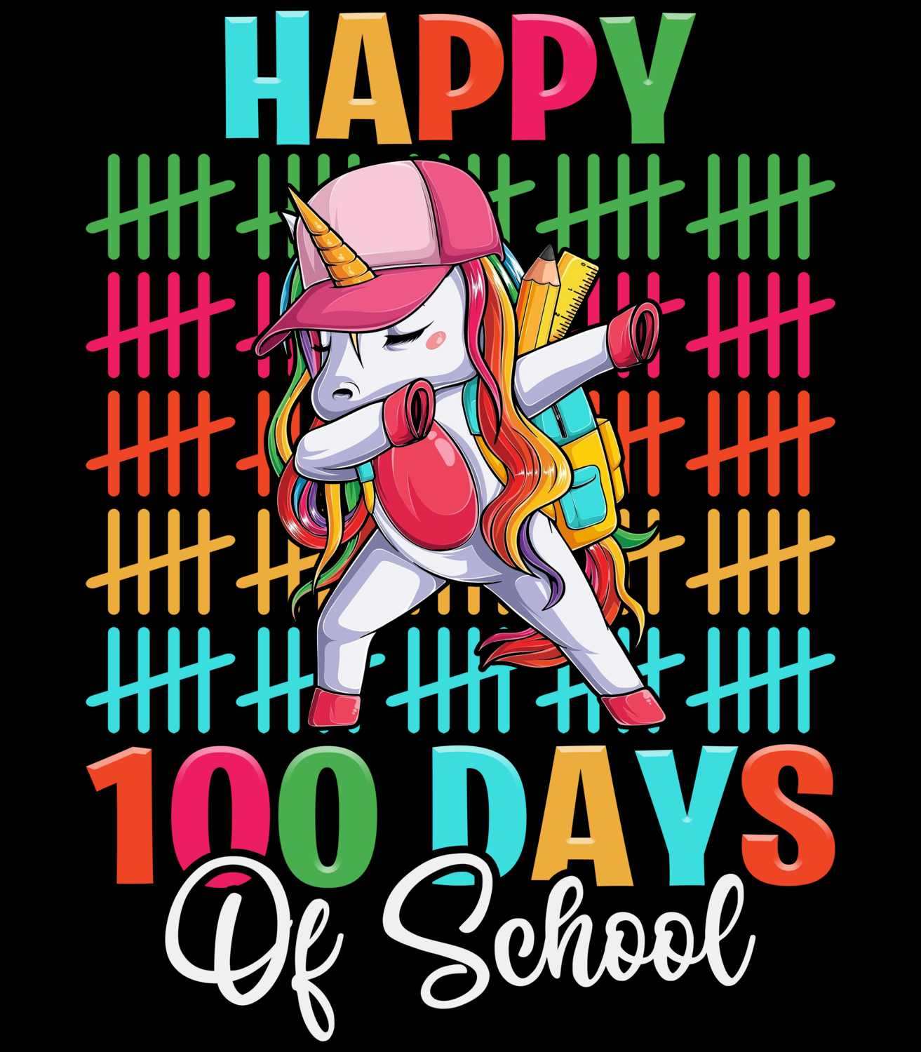 Clip Art 100th Day of School 23 Unicorn