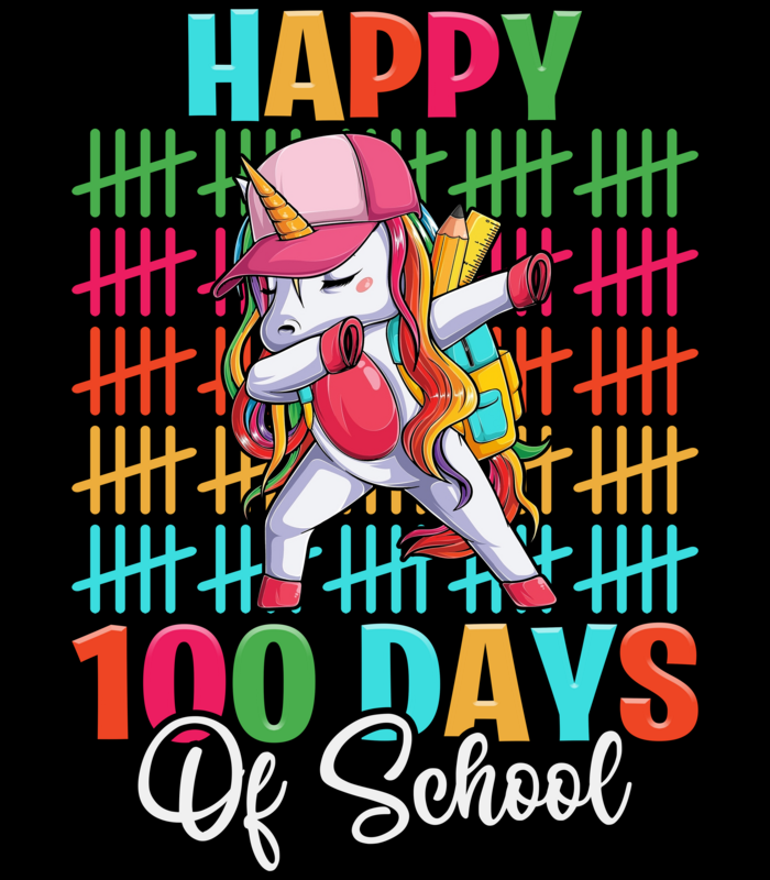 Clip Art 100th Day of School 23 Unicorn