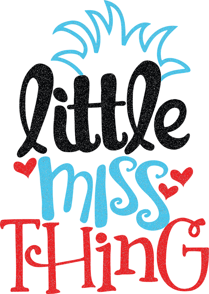 GLITTER Clip Art DR S 23 LITTLE MISS