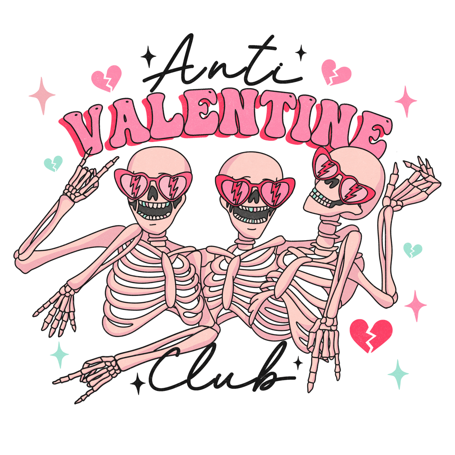 Clip Art Vday 23 Skeletons