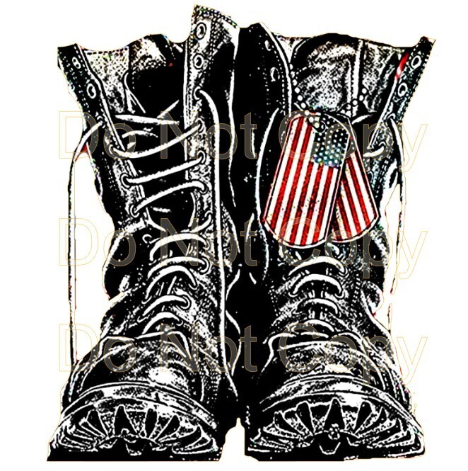 Clip Art Patriotic 23 Boots