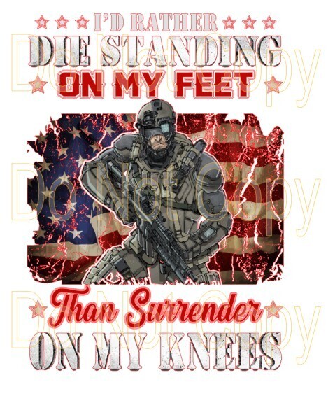 Clip Art Patriotic 23 Standing