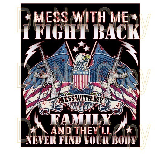 Clip Art Patriotic 23 Fight Back