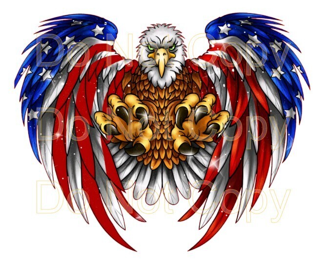 Clip Art Patriotic 23 Eagle