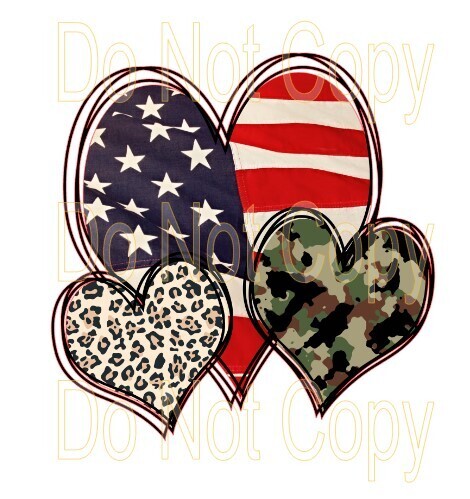 Clip Art Memorial Day 22 Hearts