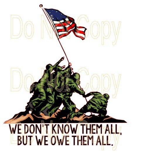 Clip Art Memorial Day We owe Them