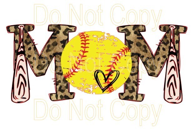 Clip Art Softball MOM